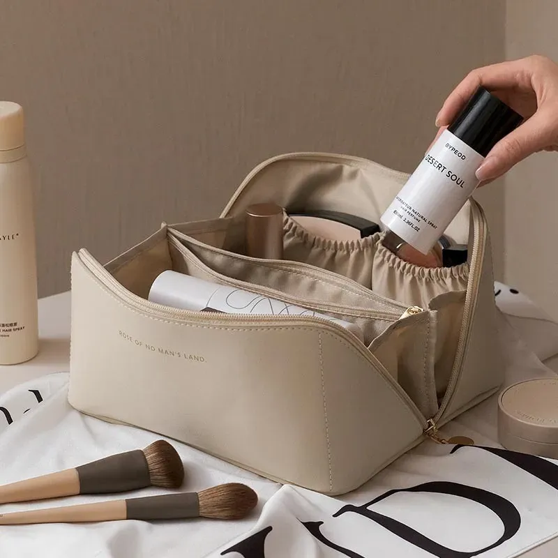 Trousse de toilette de voyage grande capacité pour femme 14
