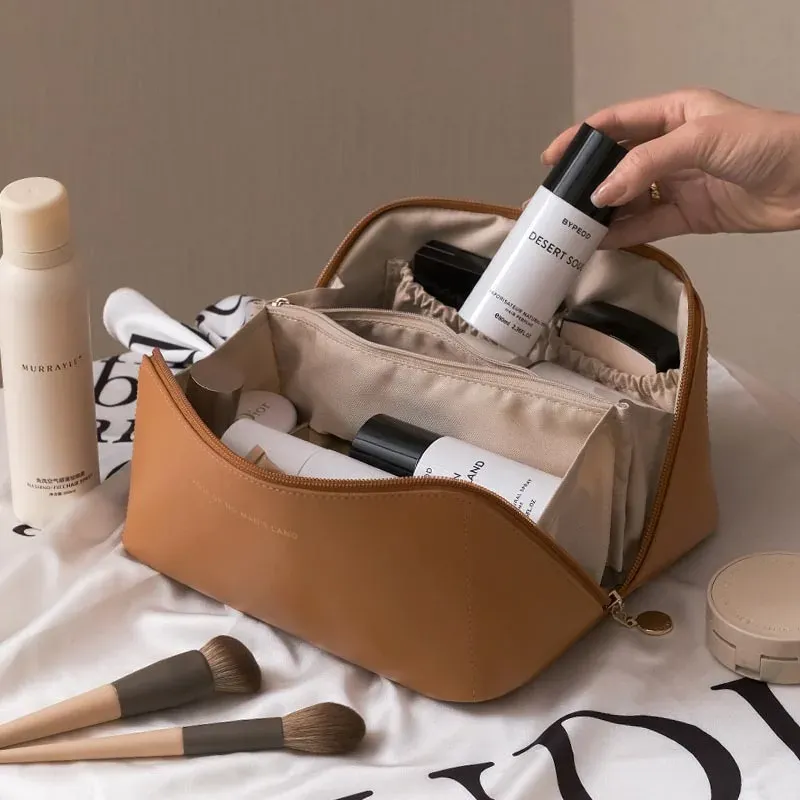 Trousse de toilette de voyage grande capacité pour femme 12