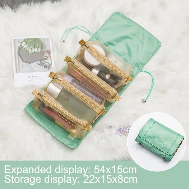 Trousse de toilette de voyage grande capacité pour femme 10