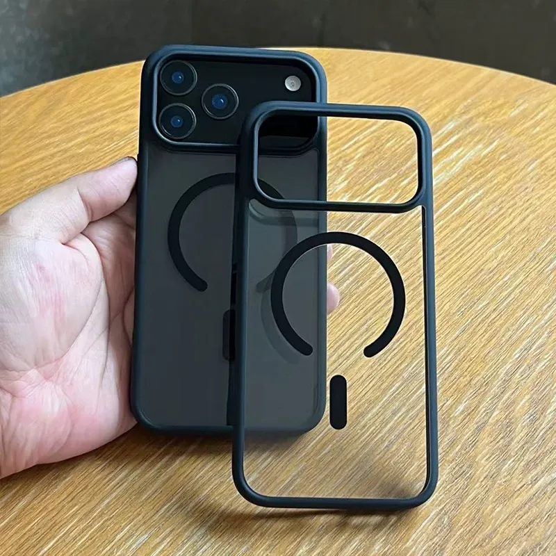 Coque MagSafe transparente, finitions et détails