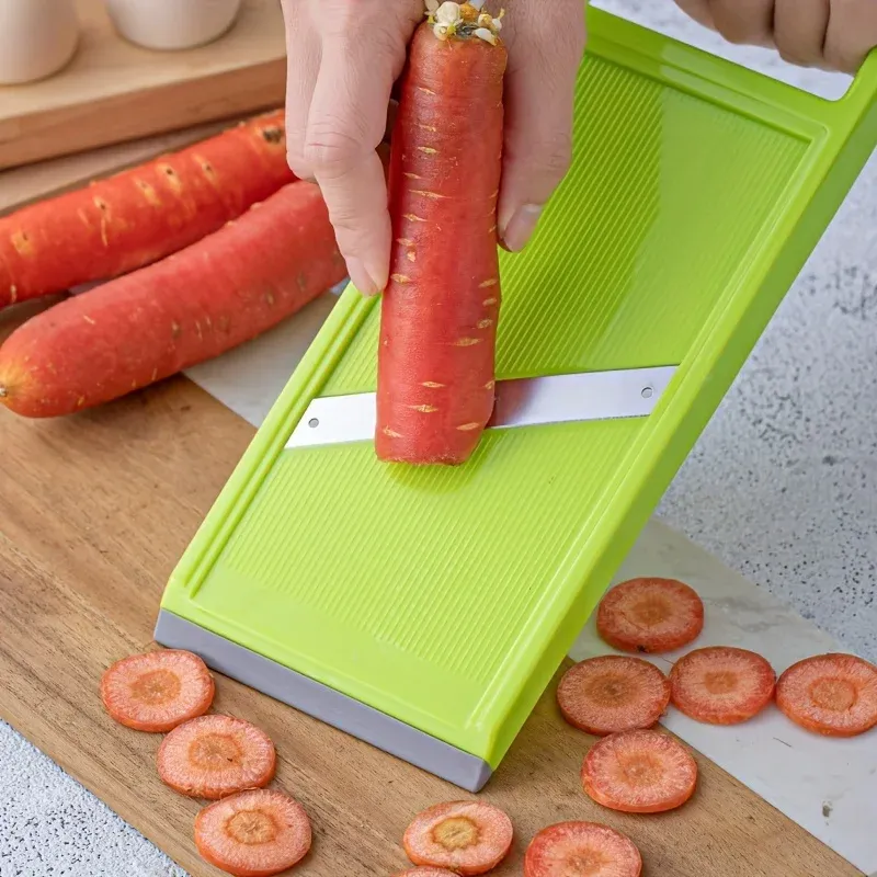 Coupe-légumes de cuisine portable, trancheur d'aliments pour une préparation facile, coupe-pommes de terre, coupe-carottes, couteau de chef pratique 2