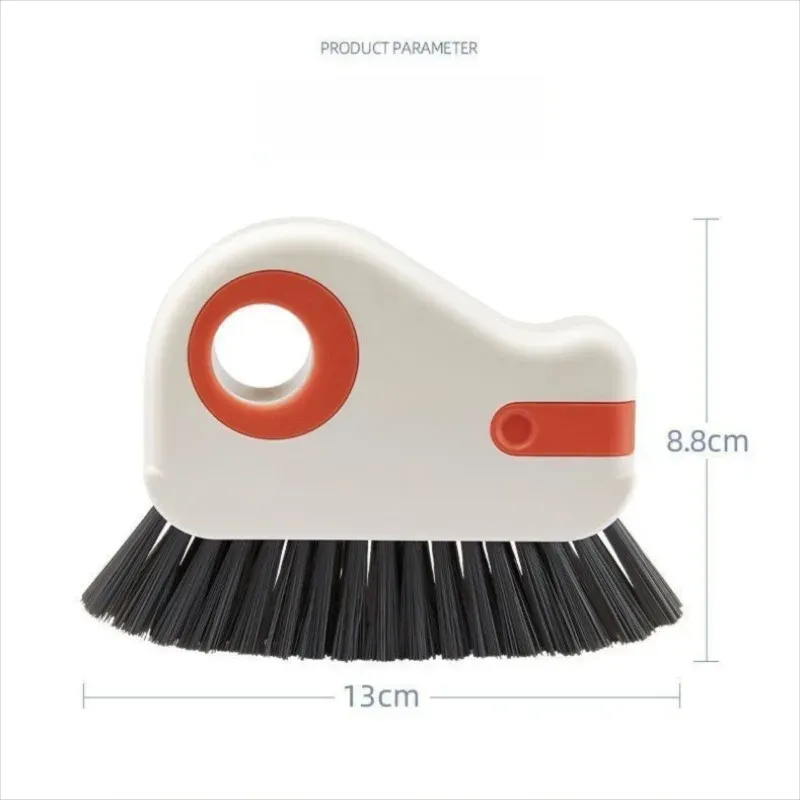 Brosse de nettoyage 2 en 1 pour rainures, rails de fenêtres et portes coulissantes, avec poils durs pour joints et fentes 6