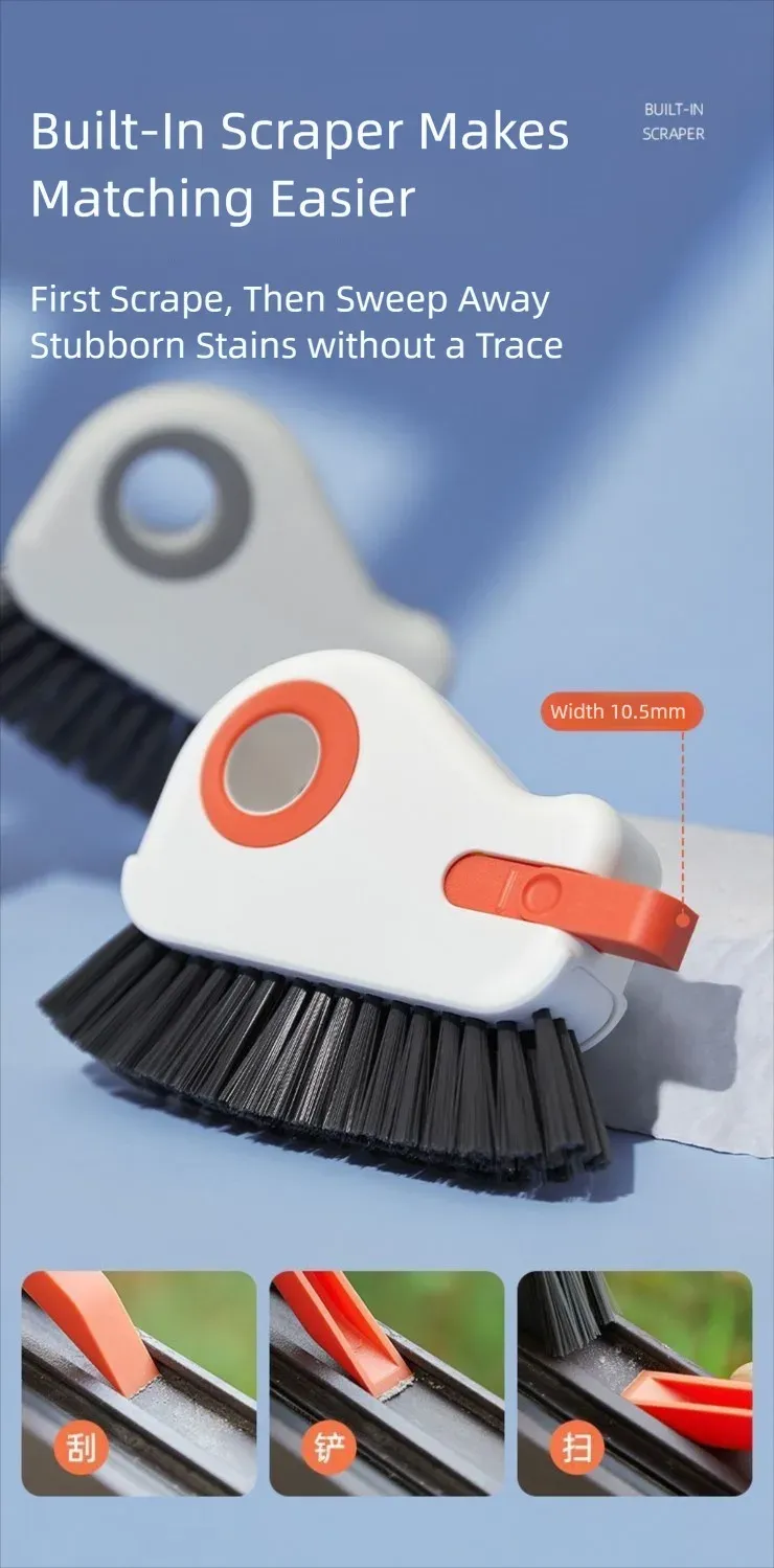 Brosse de nettoyage pour joints et crevasses