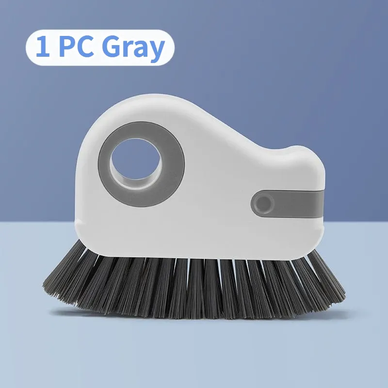 Brosse de nettoyage 2 en 1 pour rainures, rails de fenêtres et portes coulissantes, avec poils durs pour joints et fentes 8