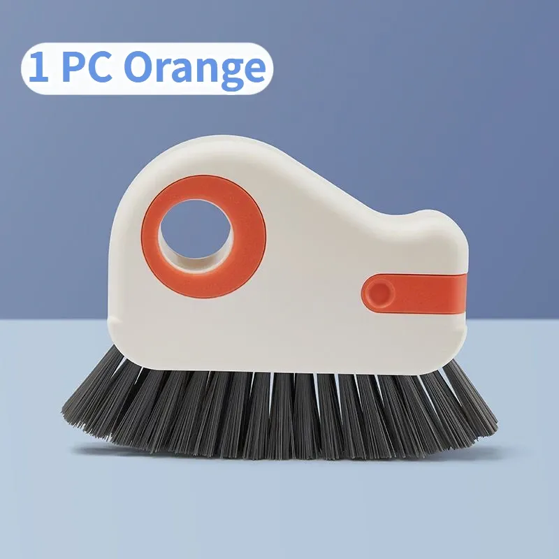 Brosse de nettoyage 2 en 1 pour rainures, rails de fenêtres et portes coulissantes, avec poils durs pour joints et fentes 7