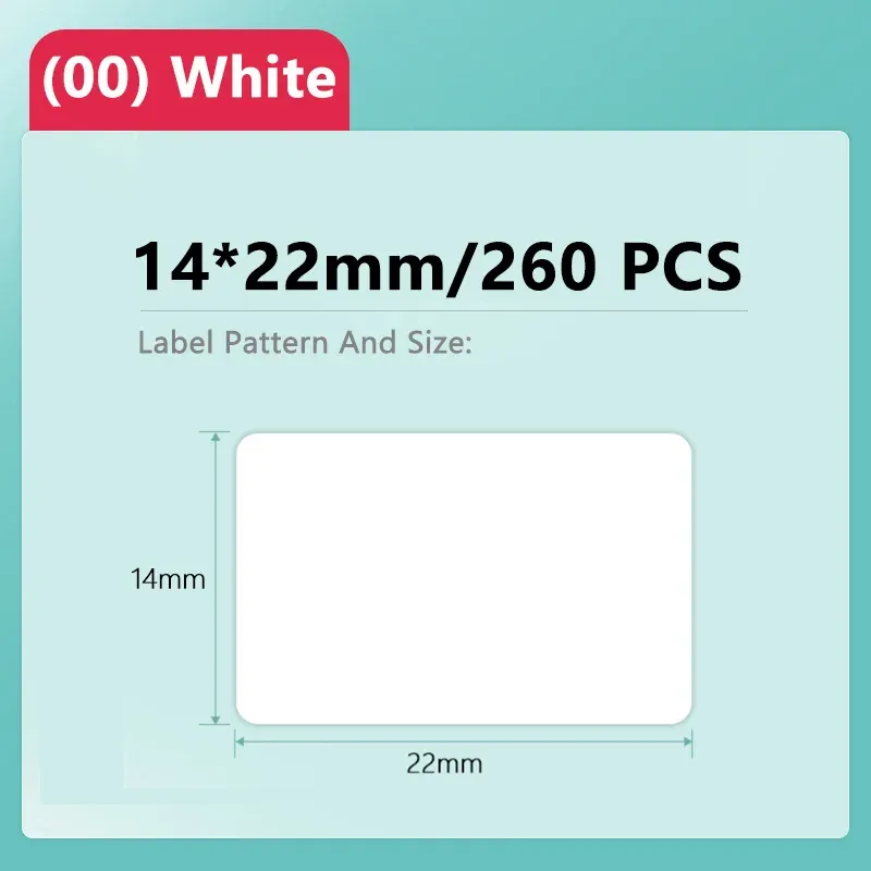 Imprimante d'étiquettes thermique portable Niimbot D11/D101/D110 Mini, étanche et résistante à l'huile, sans encre, compatible avec les autocollants et papiers blancs 11