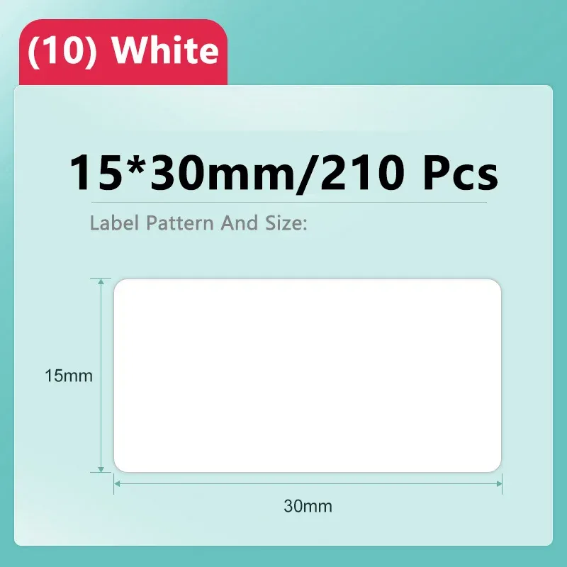 Imprimante d'étiquettes thermique portable Niimbot D11/D101/D110 Mini, étanche et résistante à l'huile, sans encre, compatible avec les autocollants et papiers blancs 9