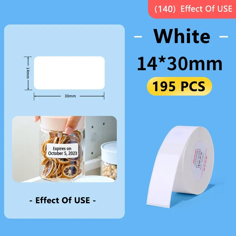 Imprimante d'étiquettes thermique portable Niimbot D11/D101/D110 Mini, étanche et résistante à l'huile, sans encre, compatible avec les autocollants et papiers blancs 12