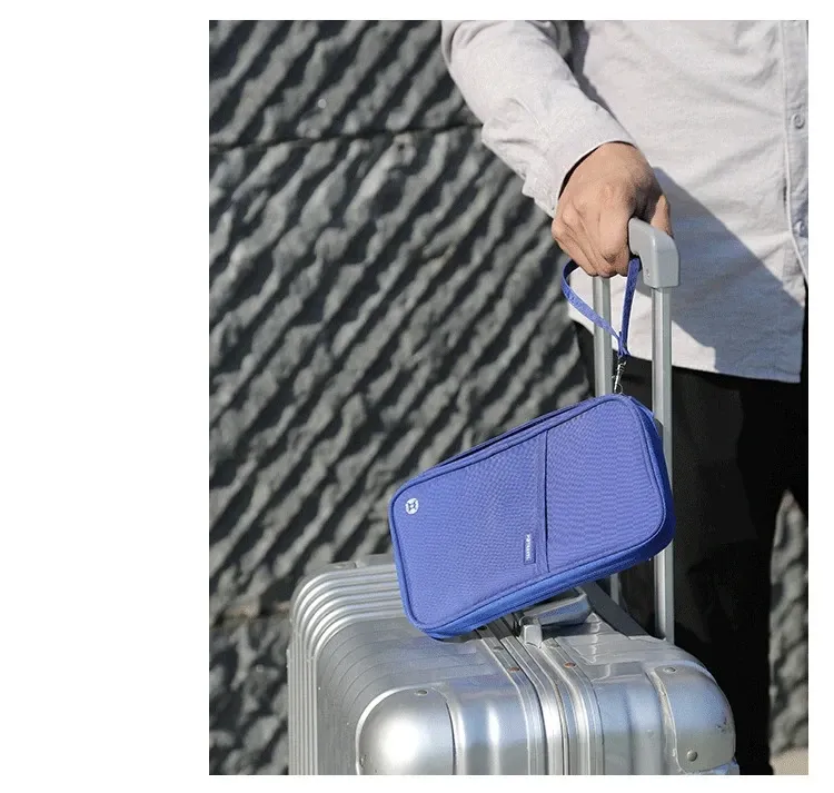 Étui de voyage pour documents, finition premium
