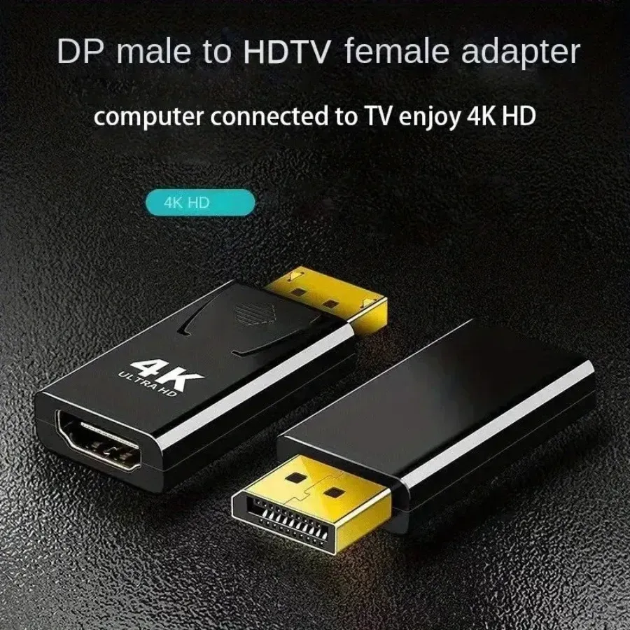 Adaptateur convertisseur DisplayPort vers HDMI compatible 4K 30 Hz/60 Hz 5