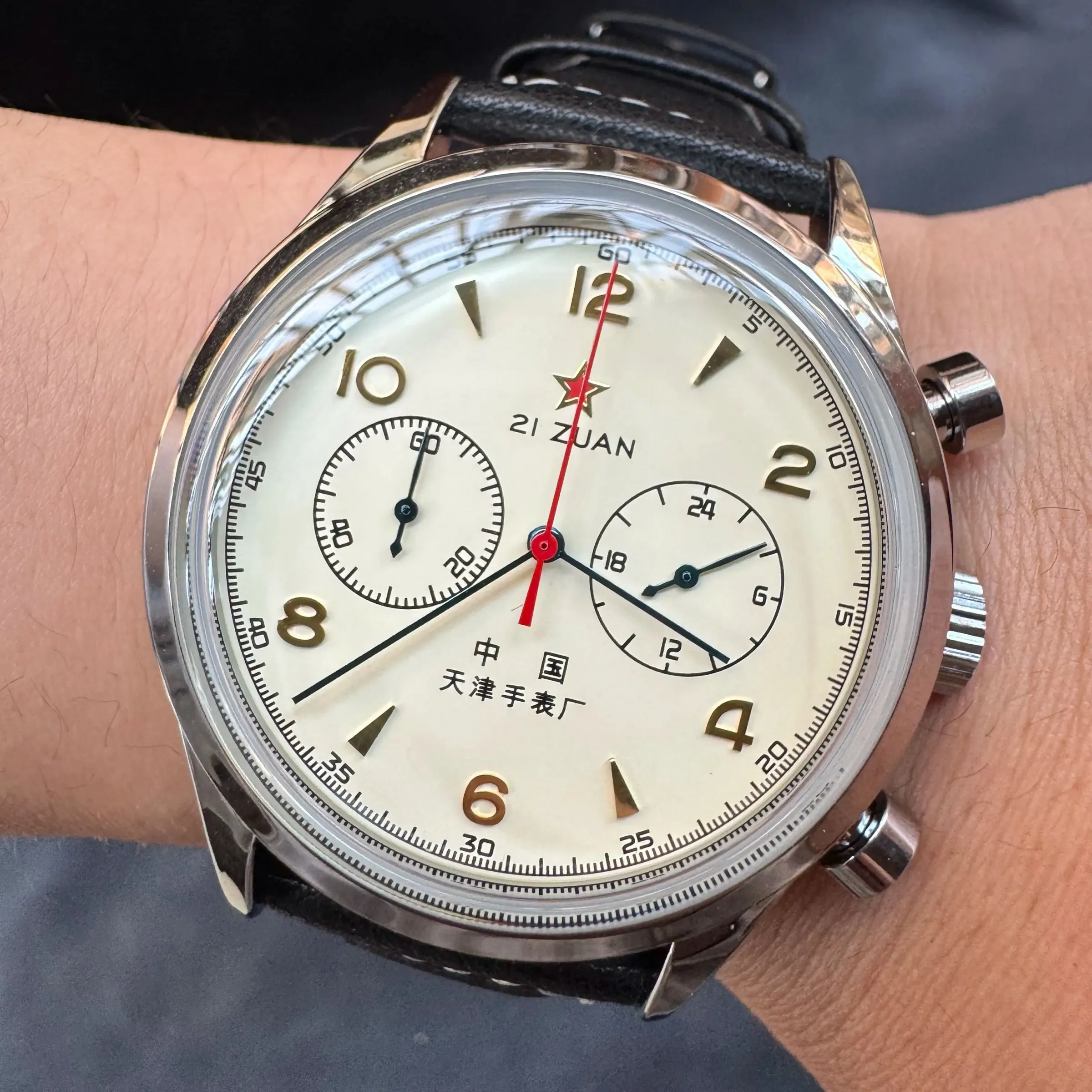 Montre pilote automatique pour homme 1963, boîtier 42 mm, étanche, style rétro - Image 1