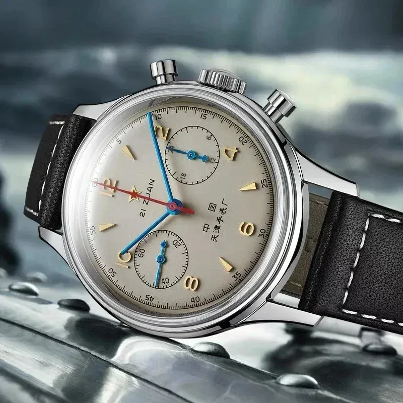 Montre pilote automatique pour homme 1963, boîtier 42 mm, étanche, style rétro 2
