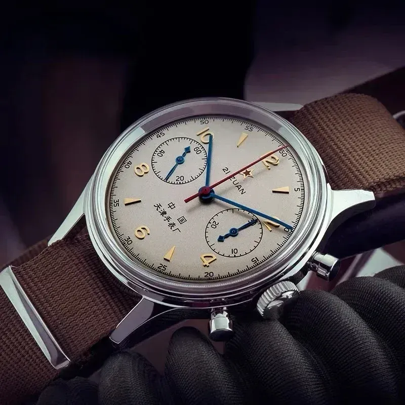 Montre pilote vintage pour homme, lisibilité du cadran