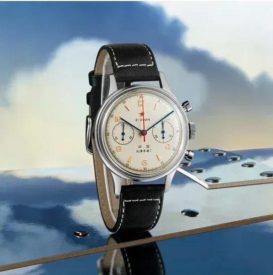 Montre pilote vintage pour homme, élégance intemporelle