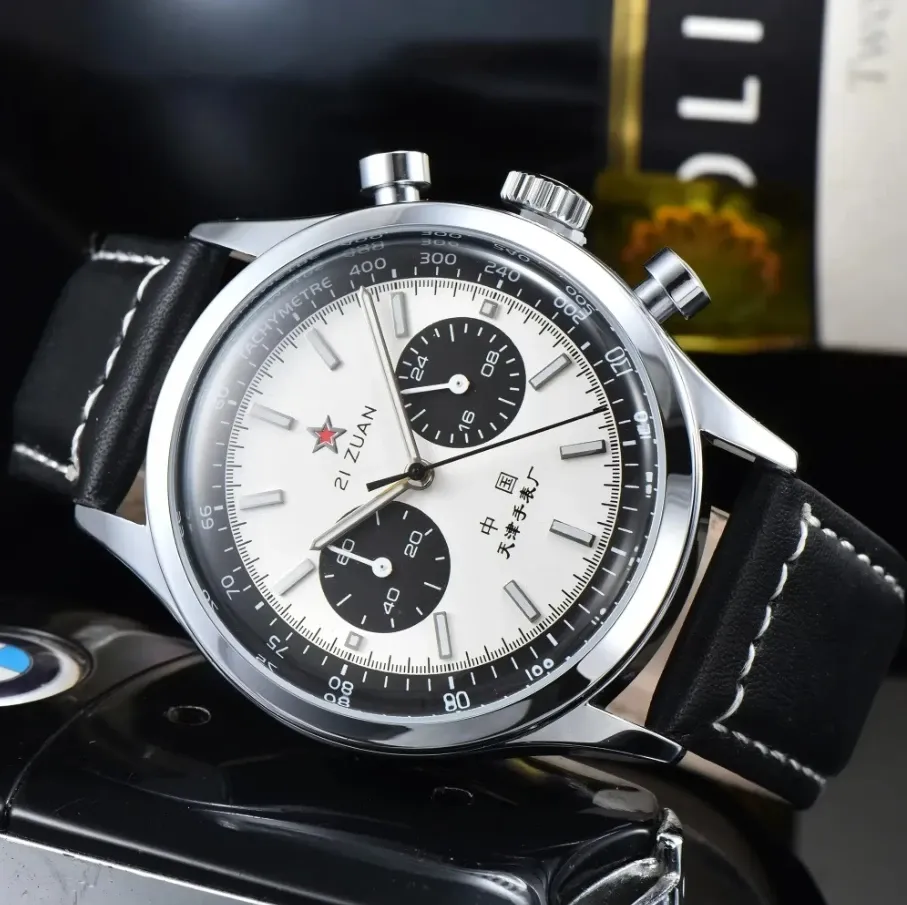 Montre pilote automatique pour homme 1963, boîtier 42 mm, étanche, style rétro 12