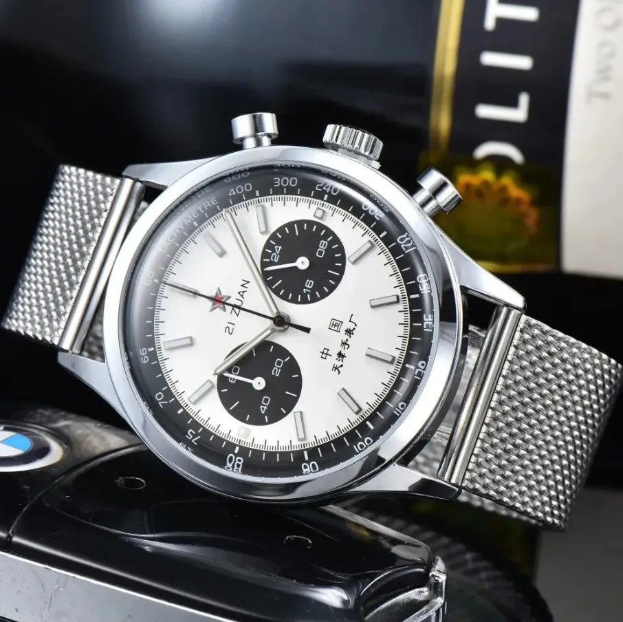 Montre pilote automatique pour homme 1963, boîtier 42 mm, étanche, style rétro 10