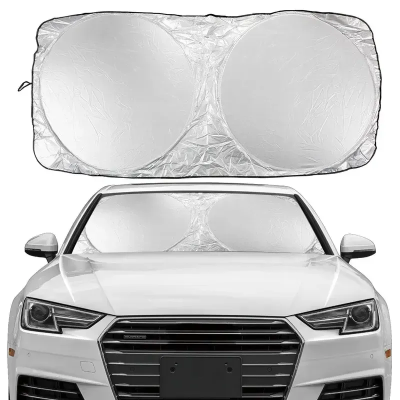 Pare-soleil pliant pour pare-brise de voiture, protection anti-UV et isolation intérieure