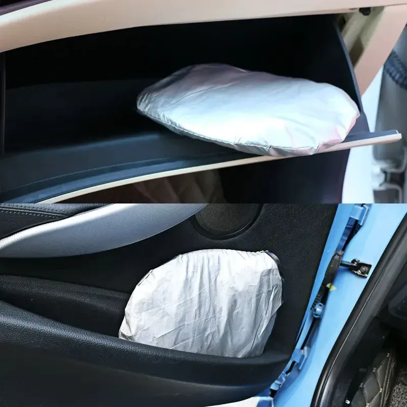 Pare-soleil pliant pour pare-brise de voiture, protection anti-UV et isolation intérieure 6