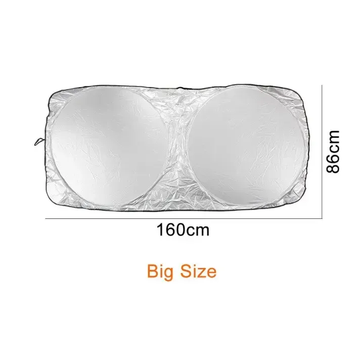 Pare-soleil pliant pour pare-brise de voiture, protection anti-UV et isolation intérieure 7