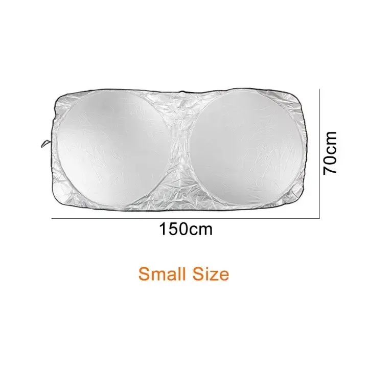 Pare-soleil pliant pour pare-brise de voiture, protection anti-UV et isolation intérieure 8