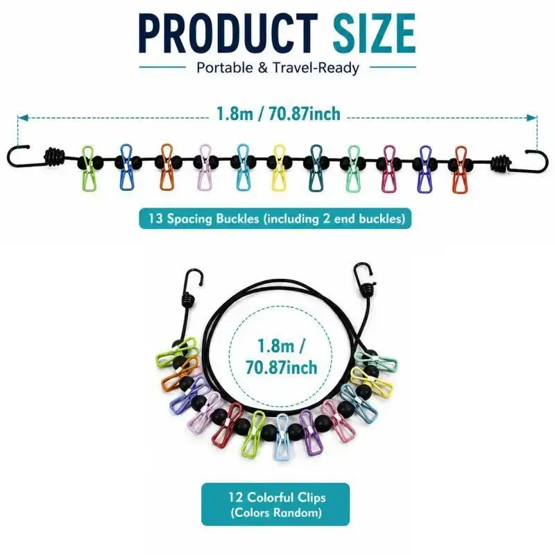 Corde à linge rétractable, utilisation en intérieur