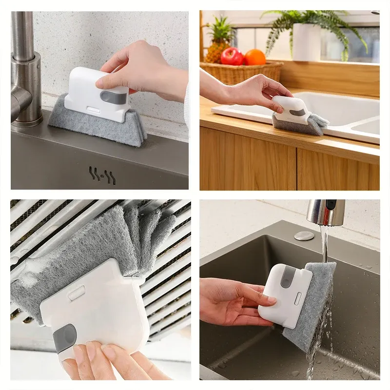 Brosse de nettoyage amovible, détail des finitions
