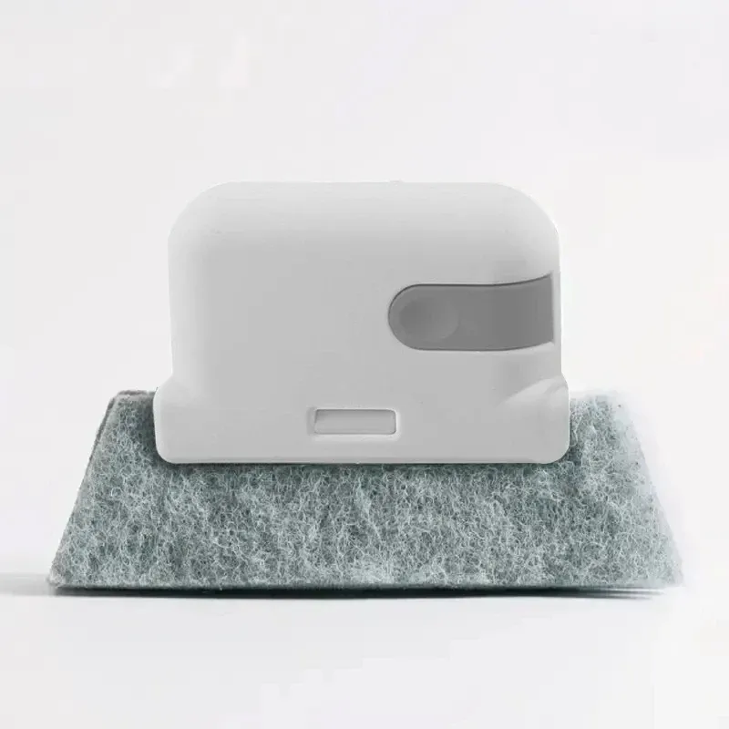 Brosse de nettoyage multifonction pour vitres, rainures de fenêtre et fentes d'armoire, amovible, usage domestique 7