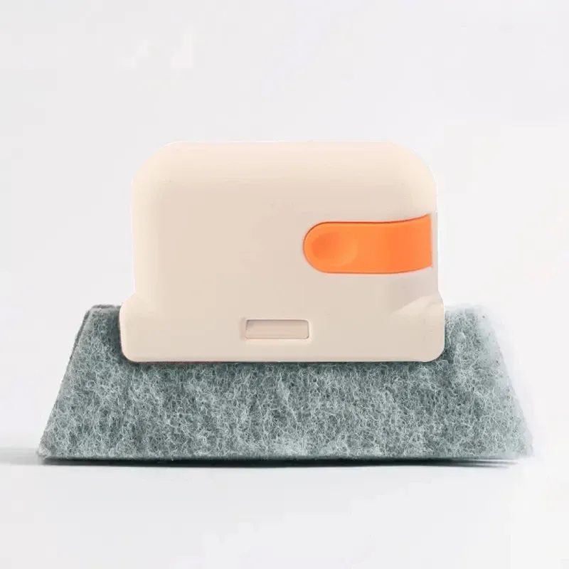 Brosse de nettoyage multifonction pour vitres, rainures de fenêtre et fentes d'armoire, amovible, usage domestique 9