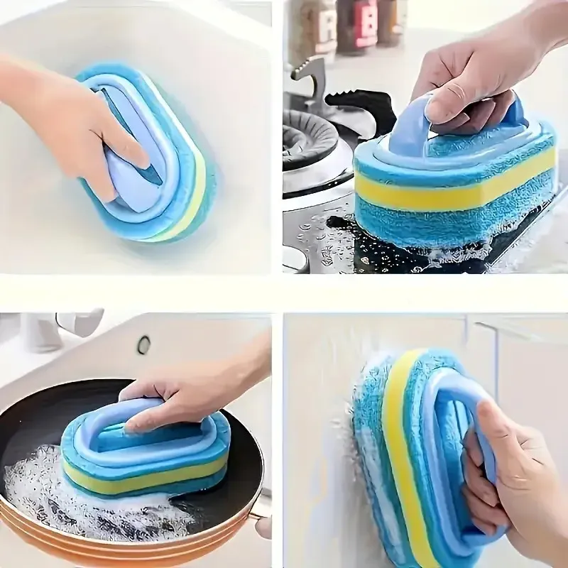 Éponge magique de nettoyage pour cuisine et salle de bain, compatible verre, murs et céramique, usage intérieur et extérieur 3