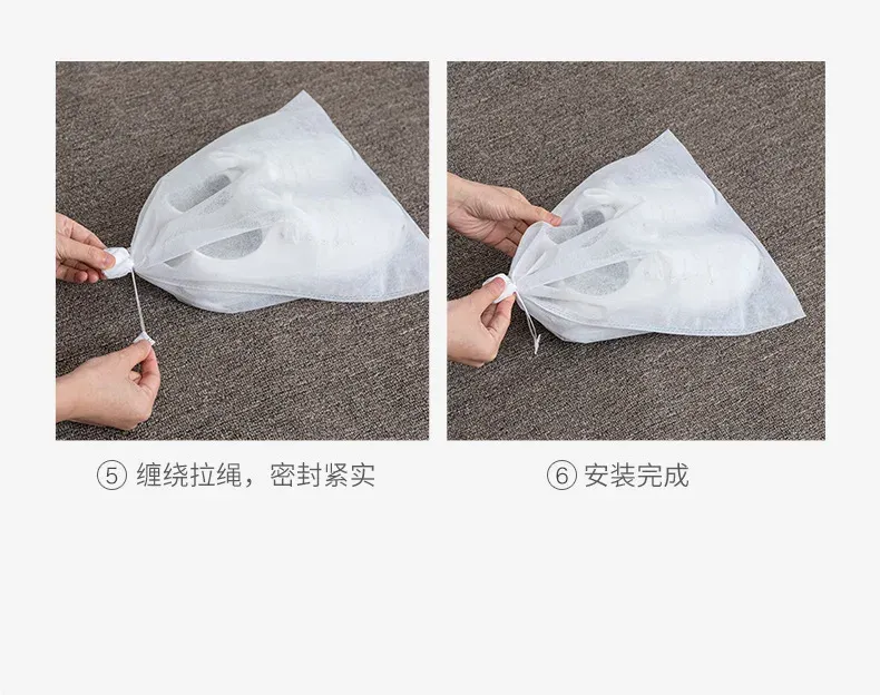 Sacs de rangement pour chaussures, vue d'ensemble