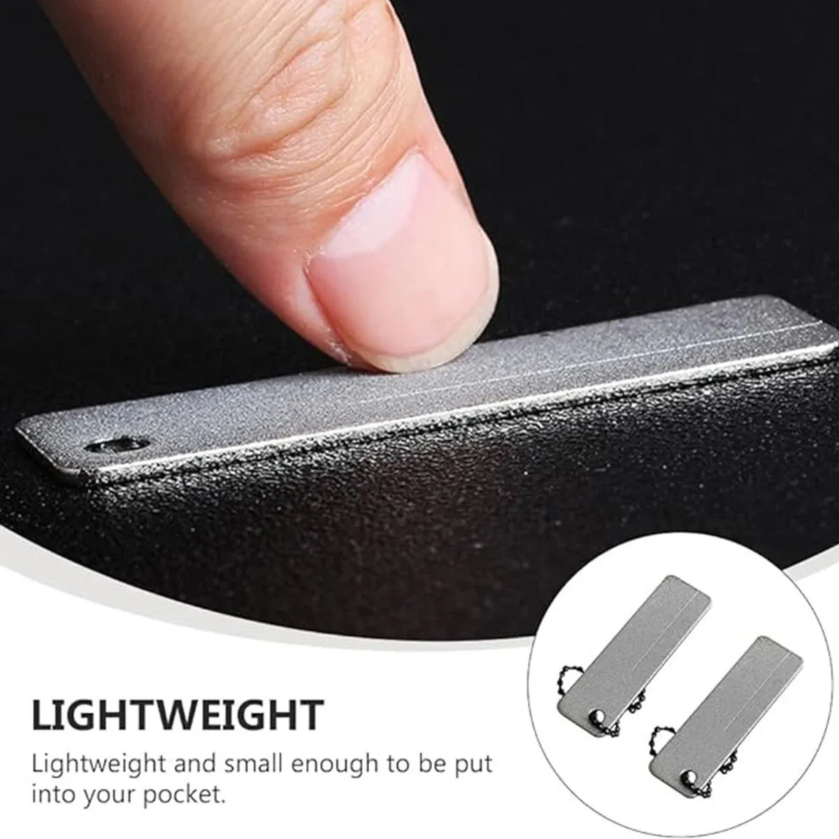 Affûteur de couteaux en diamant portable, mini porte-clés pour utilisation en extérieur 5