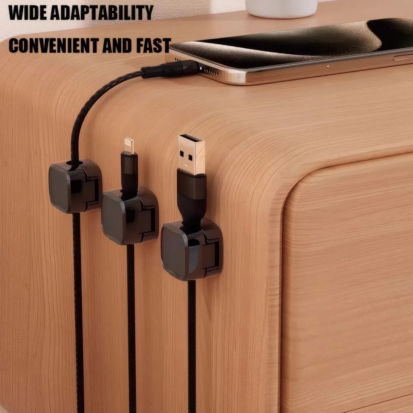 Support de câble installé à la maison