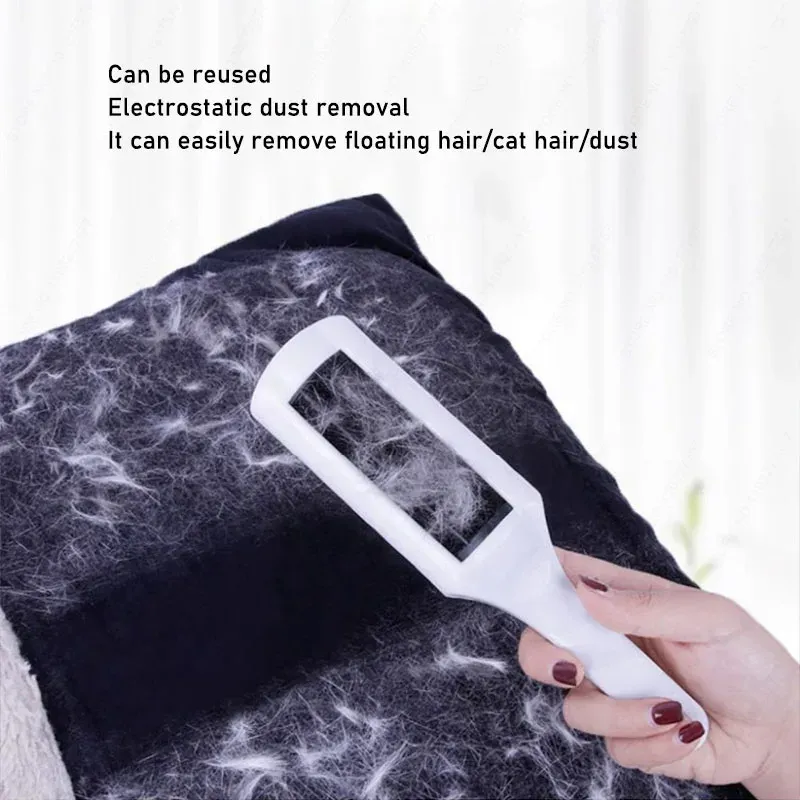Brosse électrostatique portable anti-peluches pour vêtements, manteaux et pulls 3