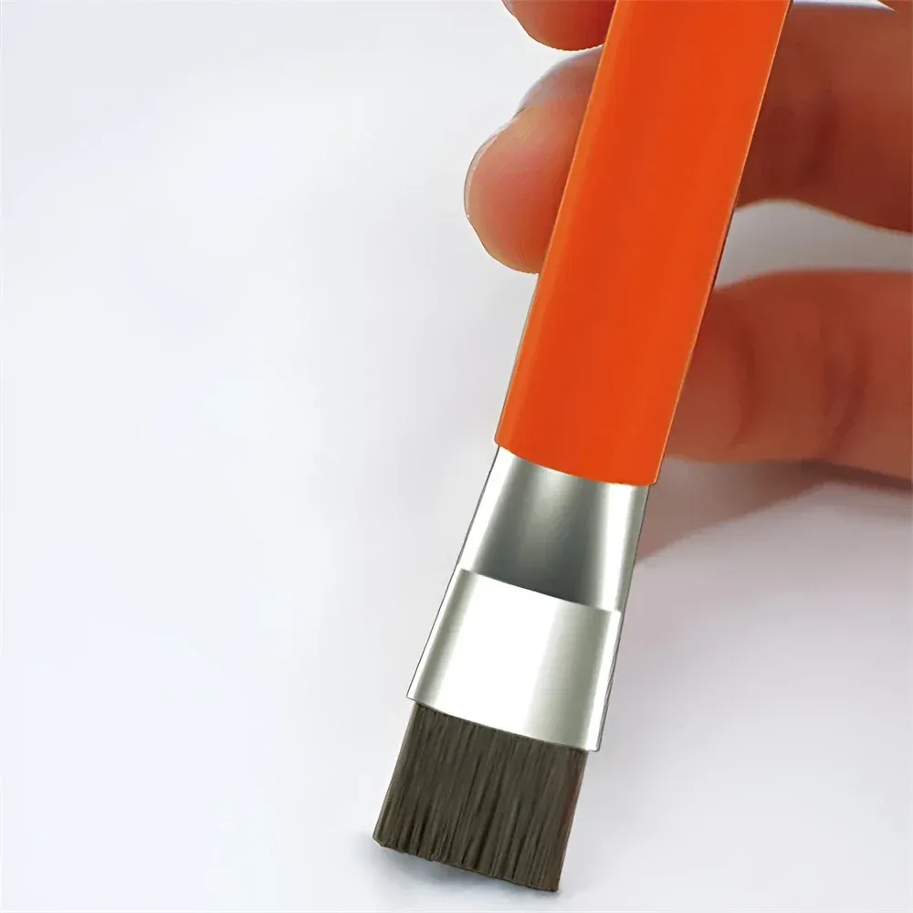 Brosse antistatique double tête ESD pour le nettoyage de circuits imprimés, de cartes mères de téléphone portable et d'ordinateur, et le soudage de puces CI 4