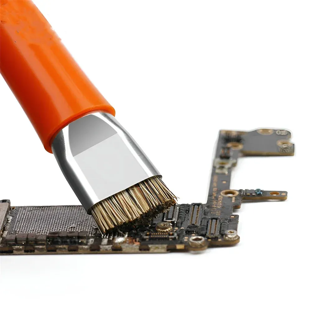 Brosse antistatique en situation d'utilisation
