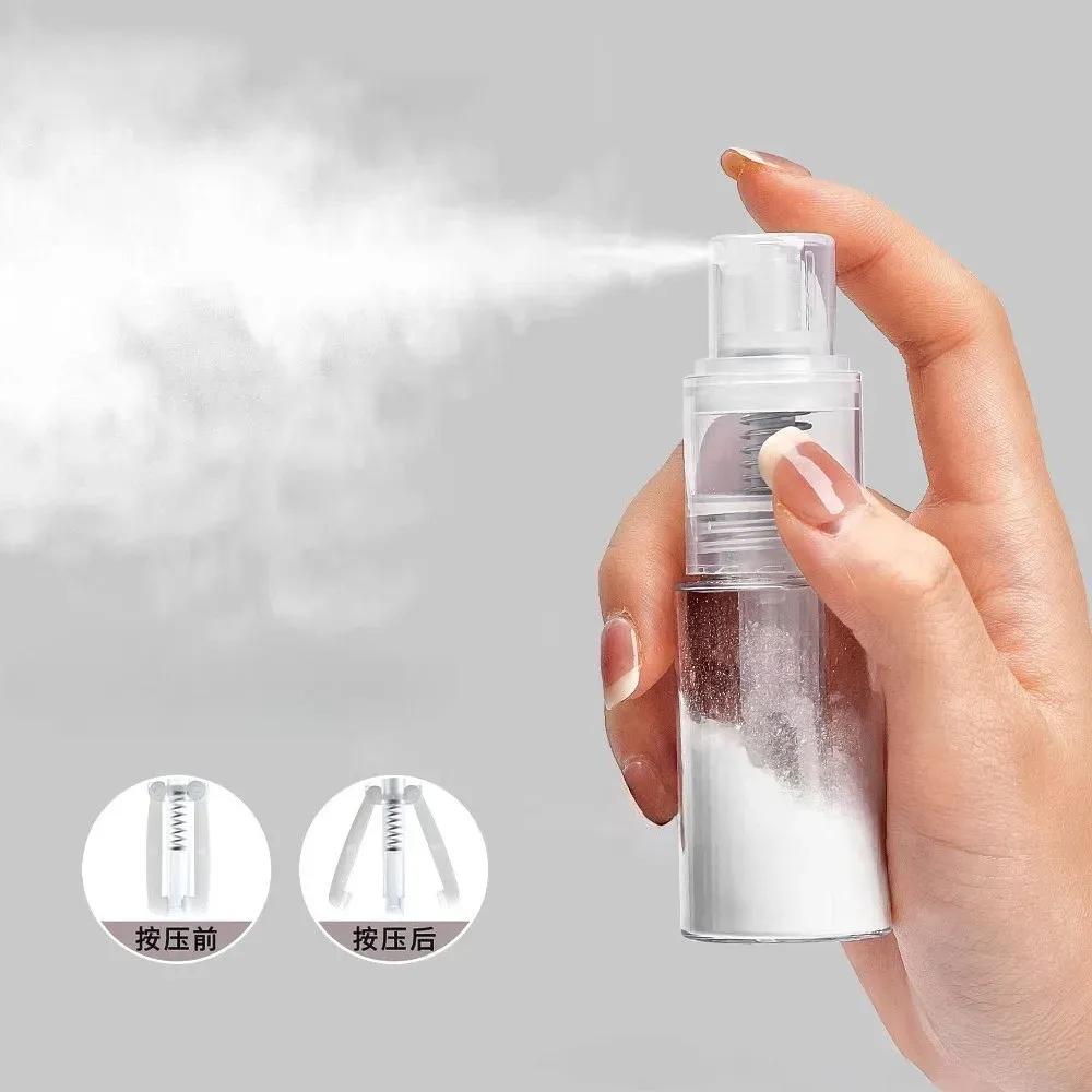 Bouteille vaporisateur pour salon de coiffure, flacon plastique transparent vide, pompe pulvérisateur rechargeable, brume nasale, accessoire de coiffure - Image 1