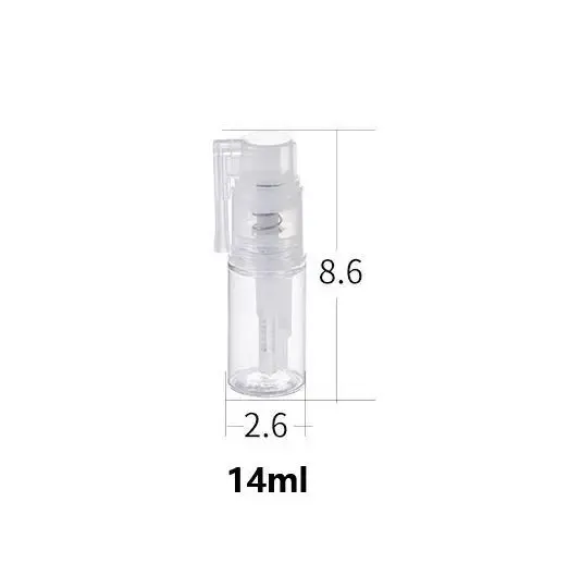 Bouteille vaporisateur pour salon de coiffure, flacon plastique transparent vide, pompe pulvérisateur rechargeable, brume nasale, accessoire de coiffure 7