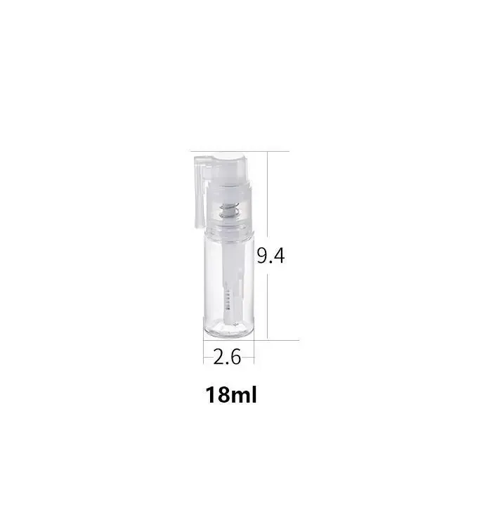 Bouteille vaporisateur pour salon de coiffure, flacon plastique transparent vide, pompe pulvérisateur rechargeable, brume nasale, accessoire de coiffure 11