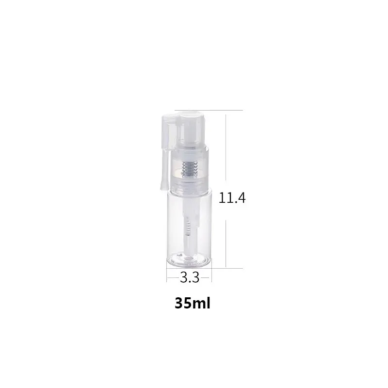Bouteille vaporisateur pour salon de coiffure, flacon plastique transparent vide, pompe pulvérisateur rechargeable, brume nasale, accessoire de coiffure 9