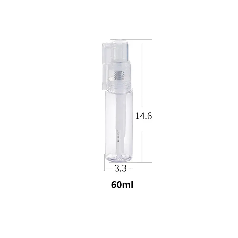 Bouteille vaporisateur pour salon de coiffure, flacon plastique transparent vide, pompe pulvérisateur rechargeable, brume nasale, accessoire de coiffure 12
