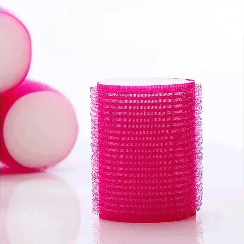 1-6 bigoudis auto-agrippants sans chaleur, rouleaux à boucle pour volume, outils de coiffure DIY 24