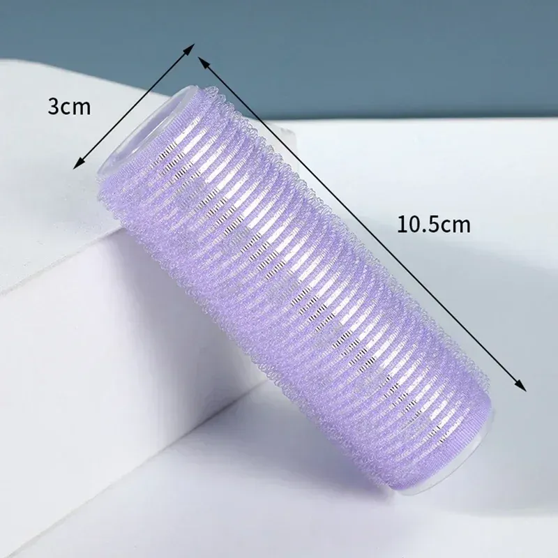 1-6 bigoudis auto-agrippants sans chaleur, rouleaux à boucle pour volume, outils de coiffure DIY 18