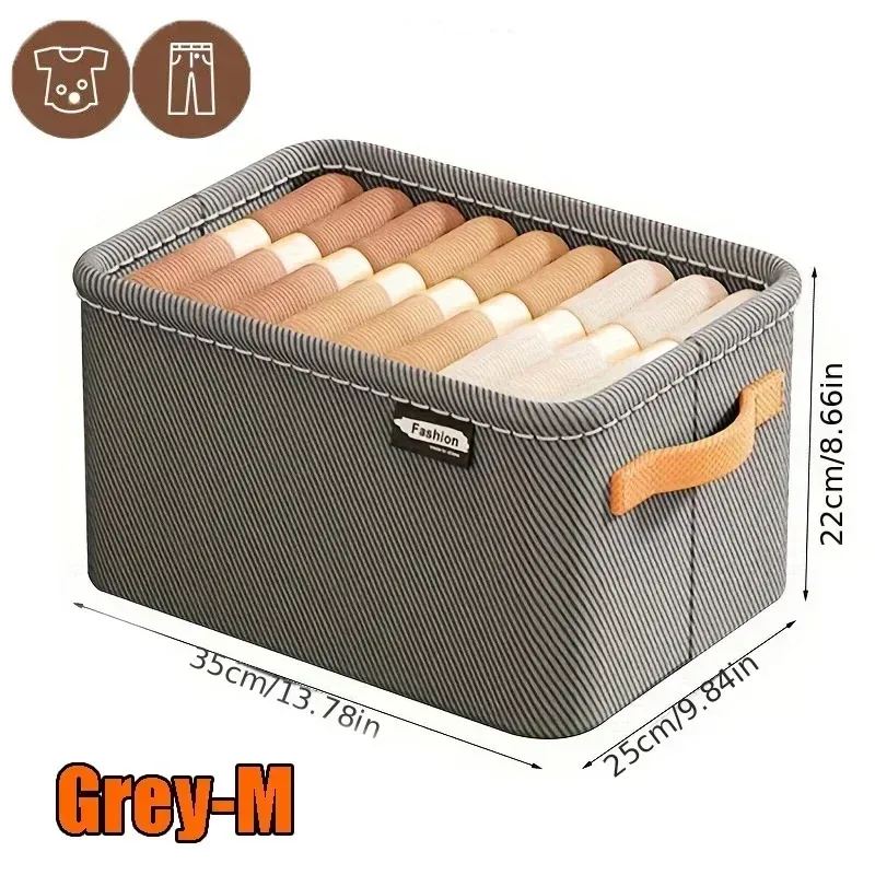 Organisateur de vêtements épais pour armoire, rangement pour pantalons et pulls, tiroirs, boîte de rangement pour jeans, garde-robe 28