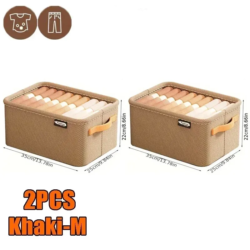 Organisateur de vêtements épais pour armoire, rangement pour pantalons et pulls, tiroirs, boîte de rangement pour jeans, garde-robe 21