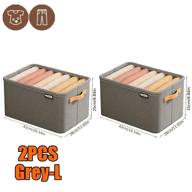 Organisateur de vêtements épais pour armoire, rangement pour pantalons et pulls, tiroirs, boîte de rangement pour jeans, garde-robe 20