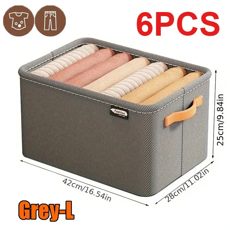 Organisateur de vêtements épais pour armoire, rangement pour pantalons et pulls, tiroirs, boîte de rangement pour jeans, garde-robe 18