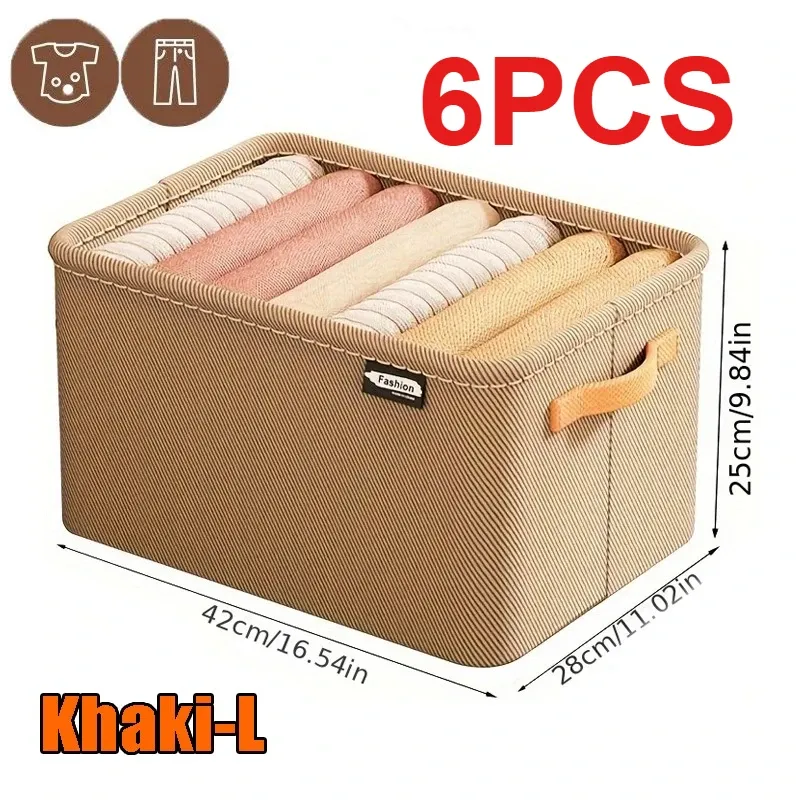 Organisateur de vêtements épais pour armoire, rangement pour pantalons et pulls, tiroirs, boîte de rangement pour jeans, garde-robe 8