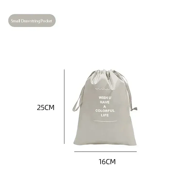 Sacs de rangement de voyage finis