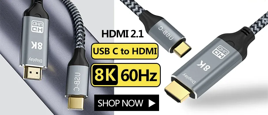 Câble HDMI 8K pour usage quotidien