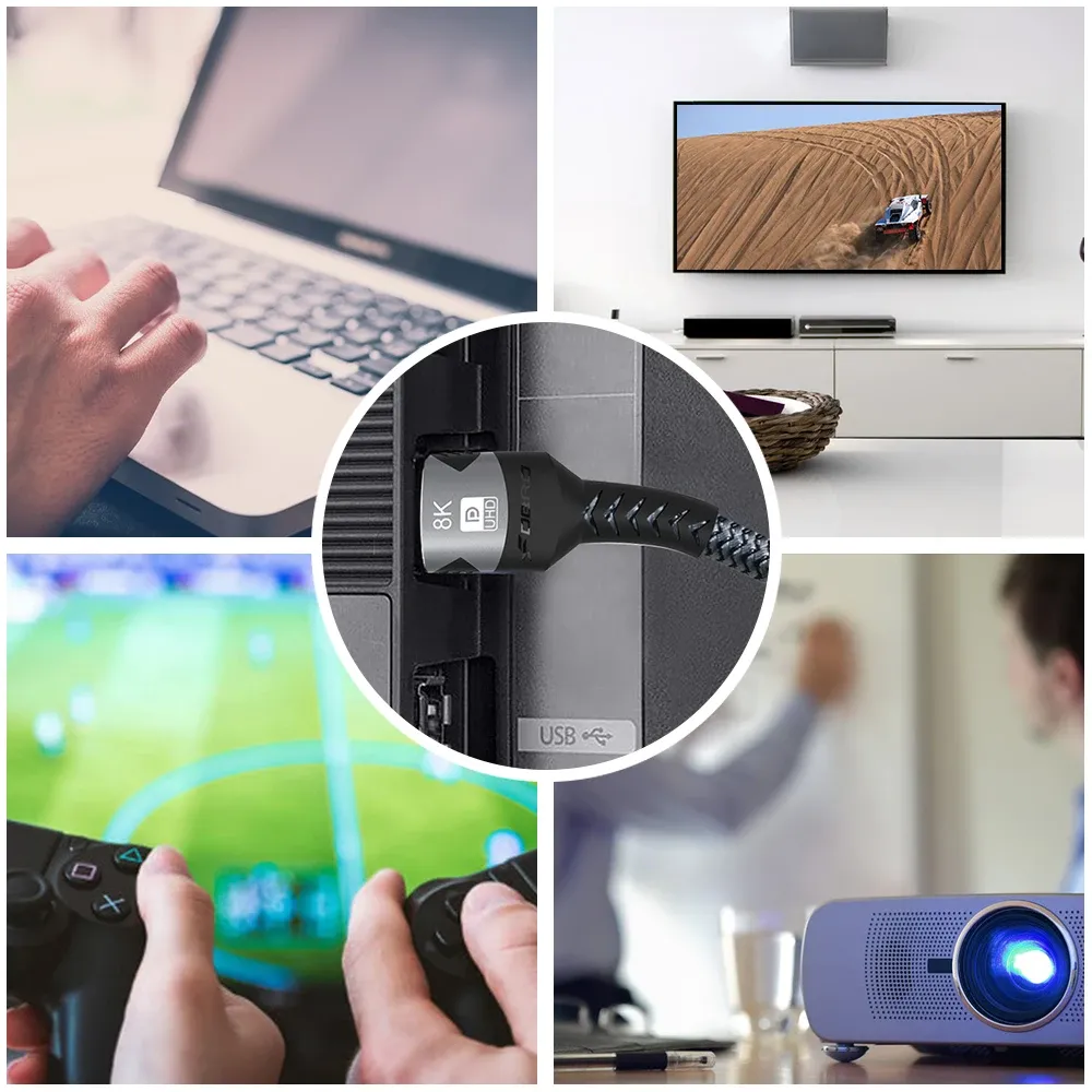 Câble HDMI 2.1 gros plan